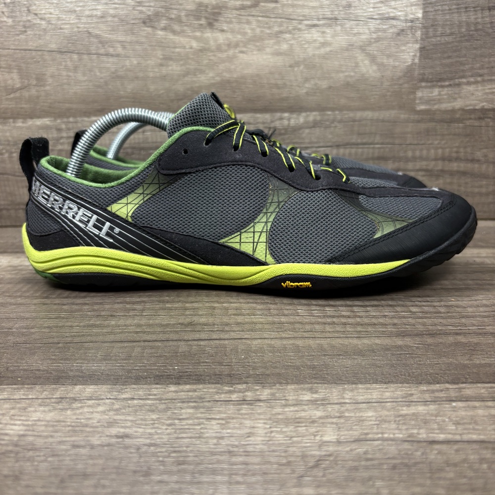 Merrell Road Glove Barefoot Grey Green Mens US Size 10.5 J38395 Running Shoes